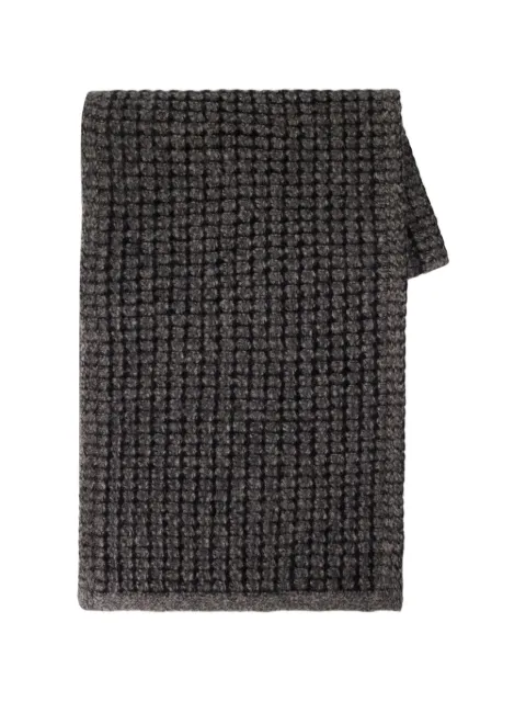 Officine Generale checked wool scarf