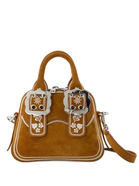 Marni mini Belte embroidered tote bag