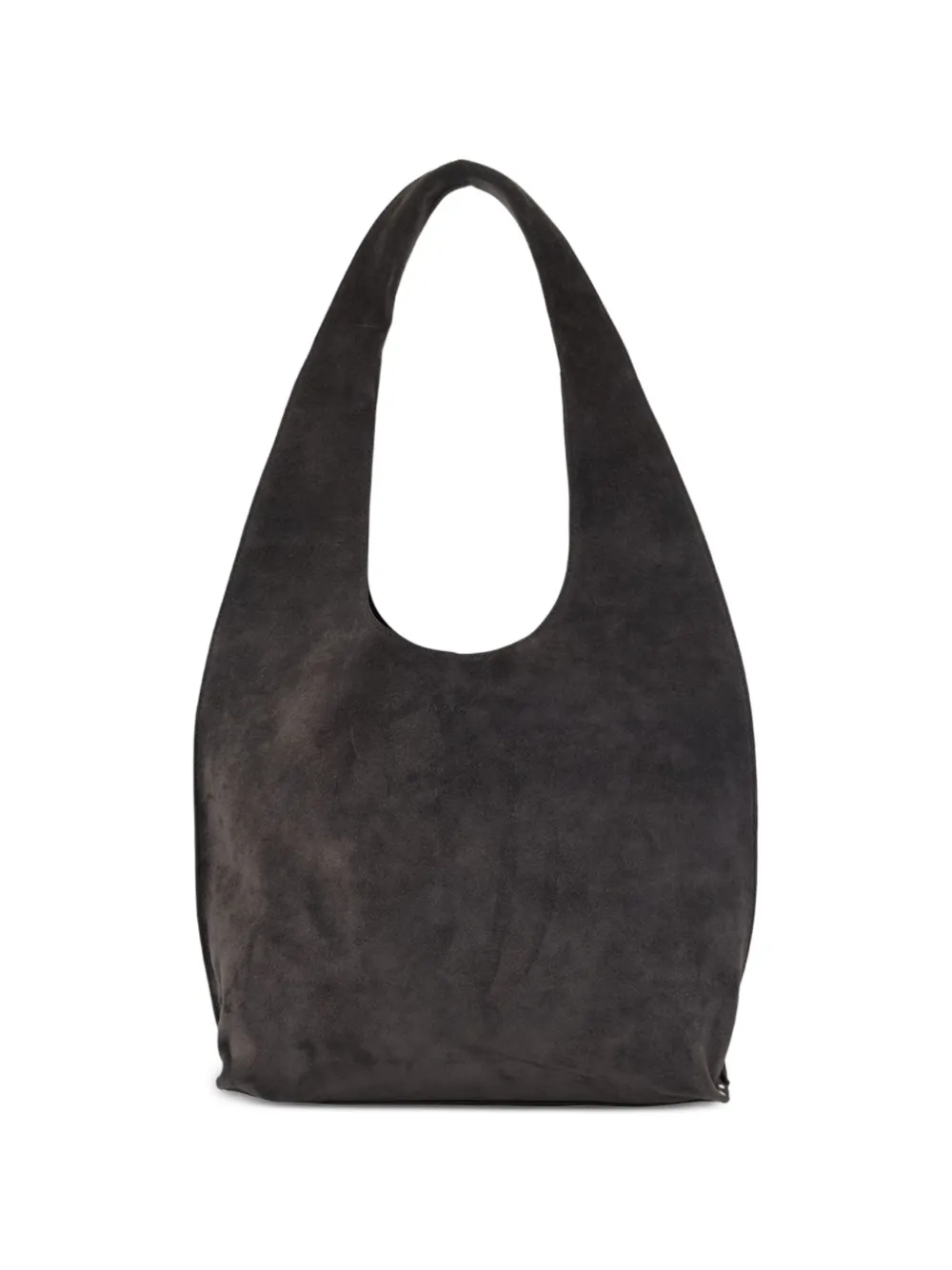 A.P.C. Le Neige Clou suede shoulder bag - Grigio