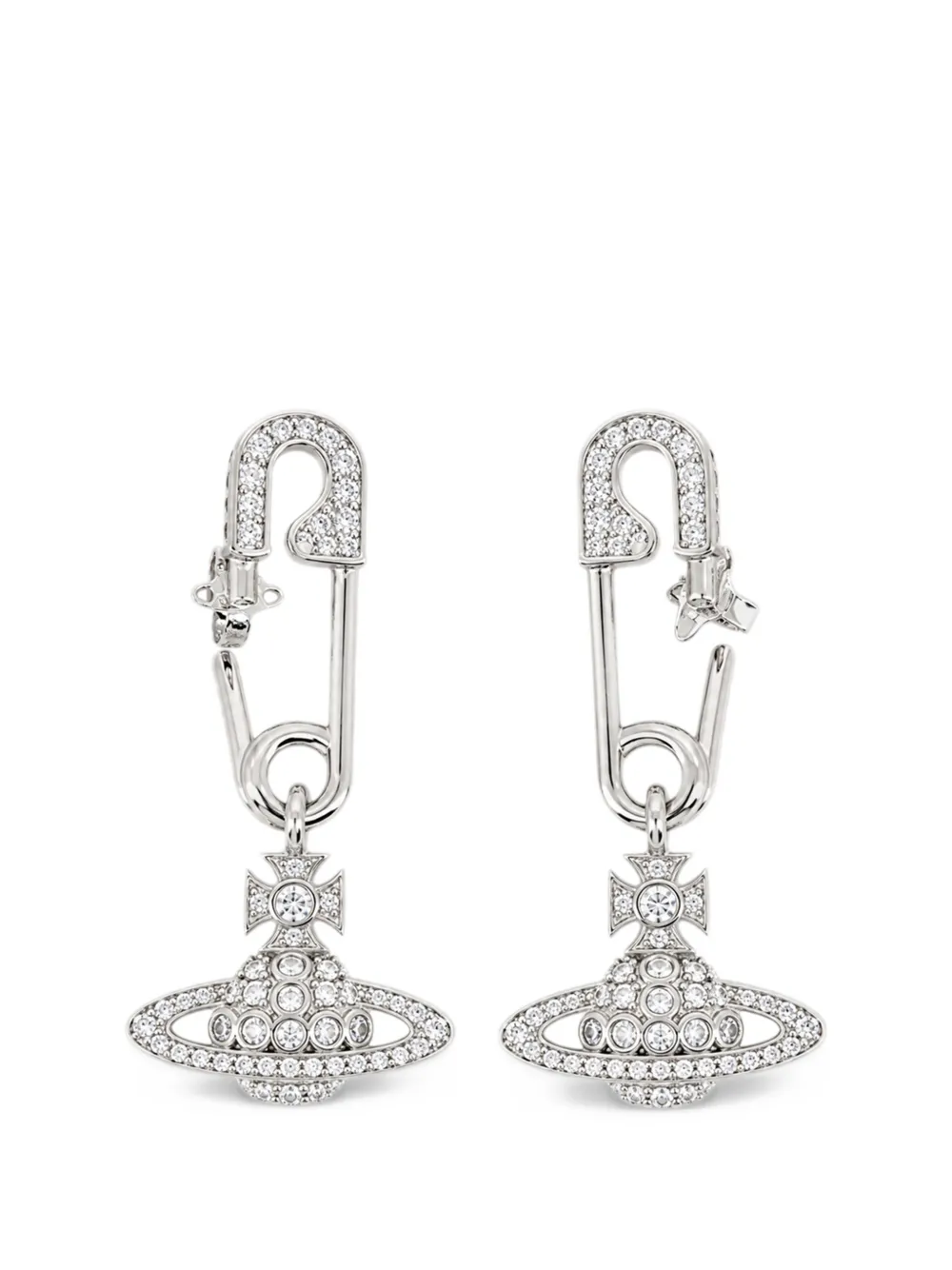 Vivienne Westwood Lucrece large earrings - Argento