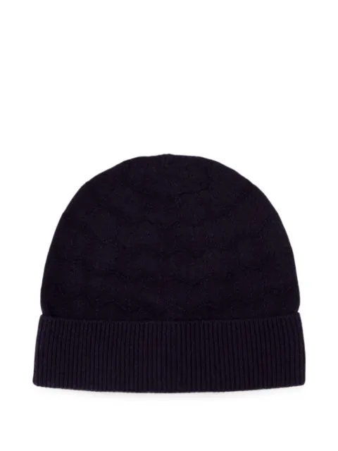 Officine Generale wavy-pattern beanie hat