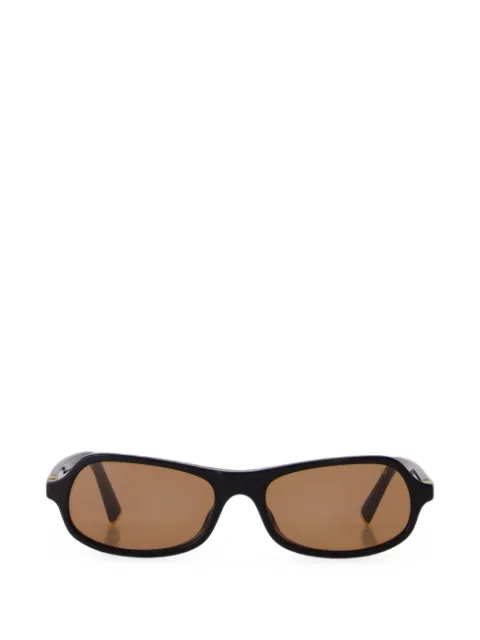 Miu Miu Eyewear logo-plaque rectangle-frame sunglasses