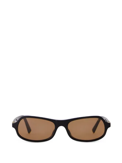 Miu Miu Eyewear logo-plaque rectangle-frame sunglasses