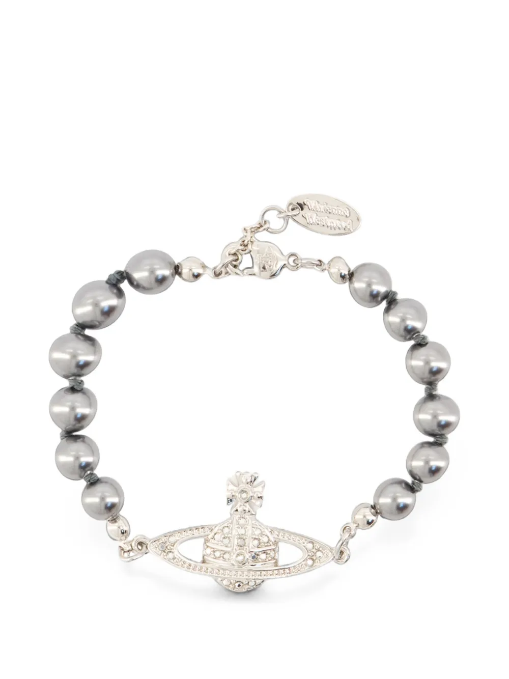 Vivienne Westwood Mini Bas Relief bracelet - Argento