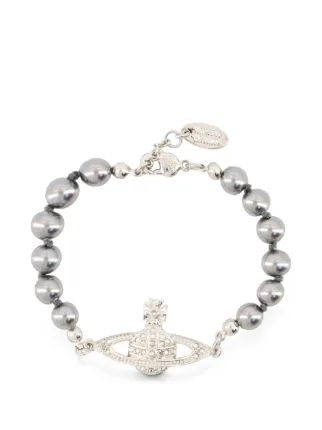 Vivienne Westwood Mini Bas Relief ブレスレット Vivienne Westwood Mini Bas Relief Bracelet | Silver | FARFETCH