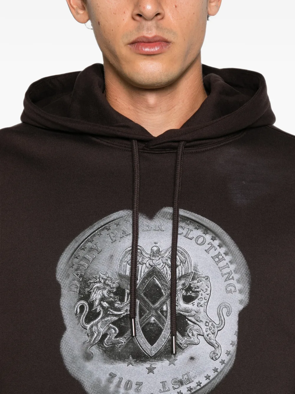 Daily Paper graphic-print hoodie Bruin