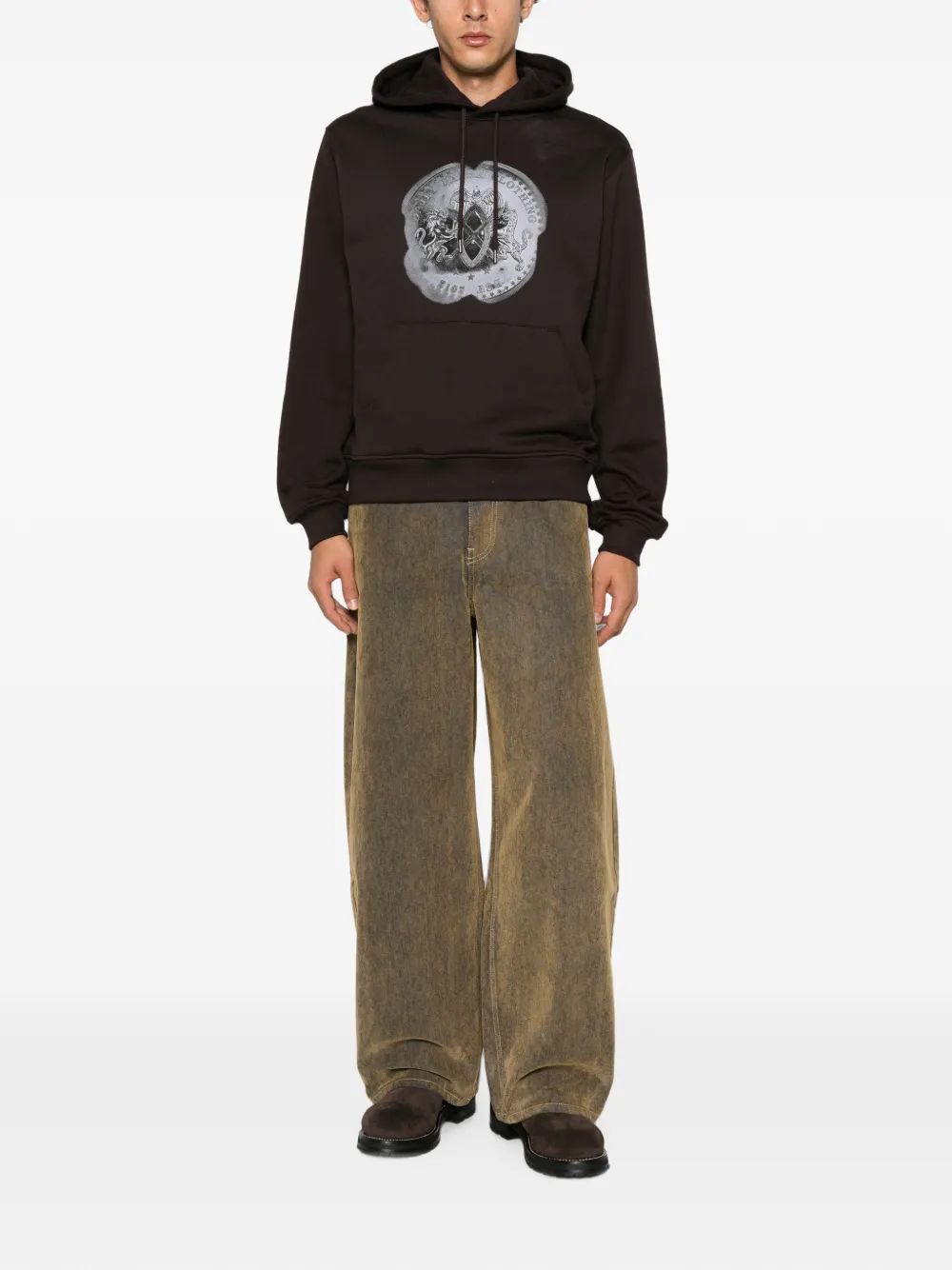 Daily Paper graphic-print hoodie Bruin