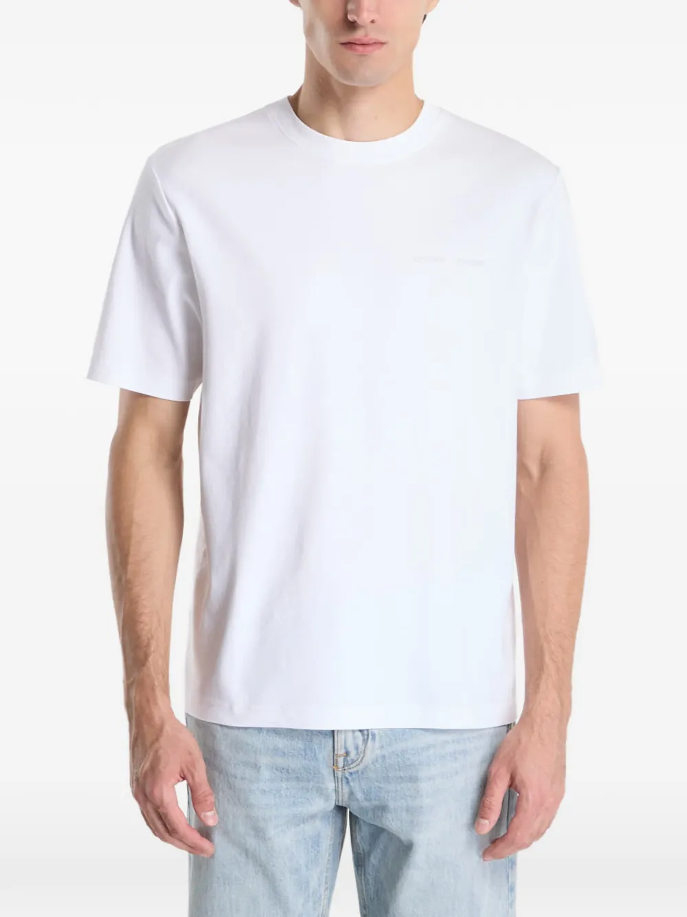 SAMSOE SAMSOE Sajesper logo-embroidered T-shirt