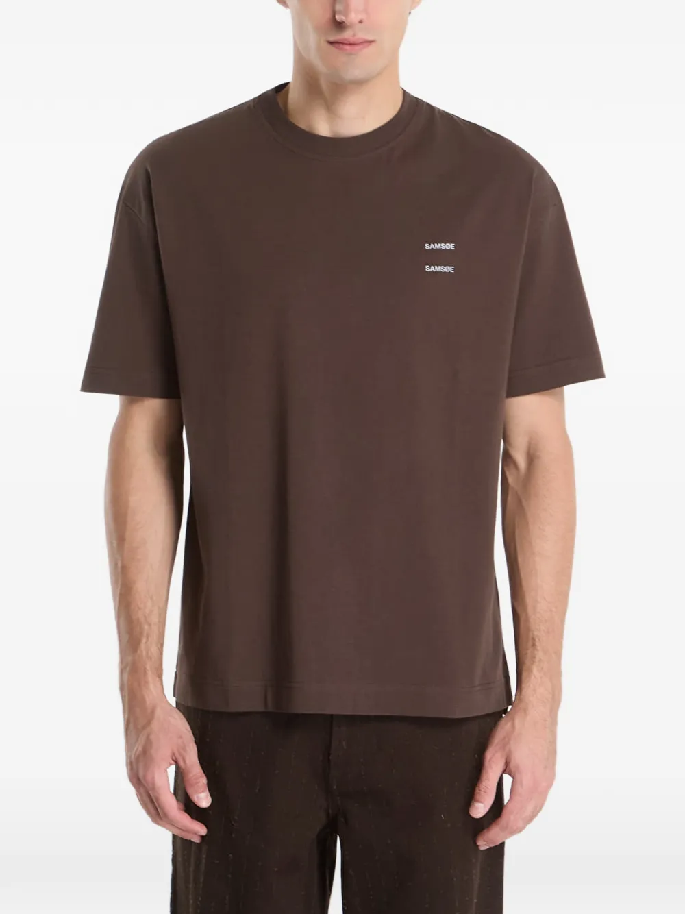 SAMSOE SAMSOE Joel logo-print T-shirt