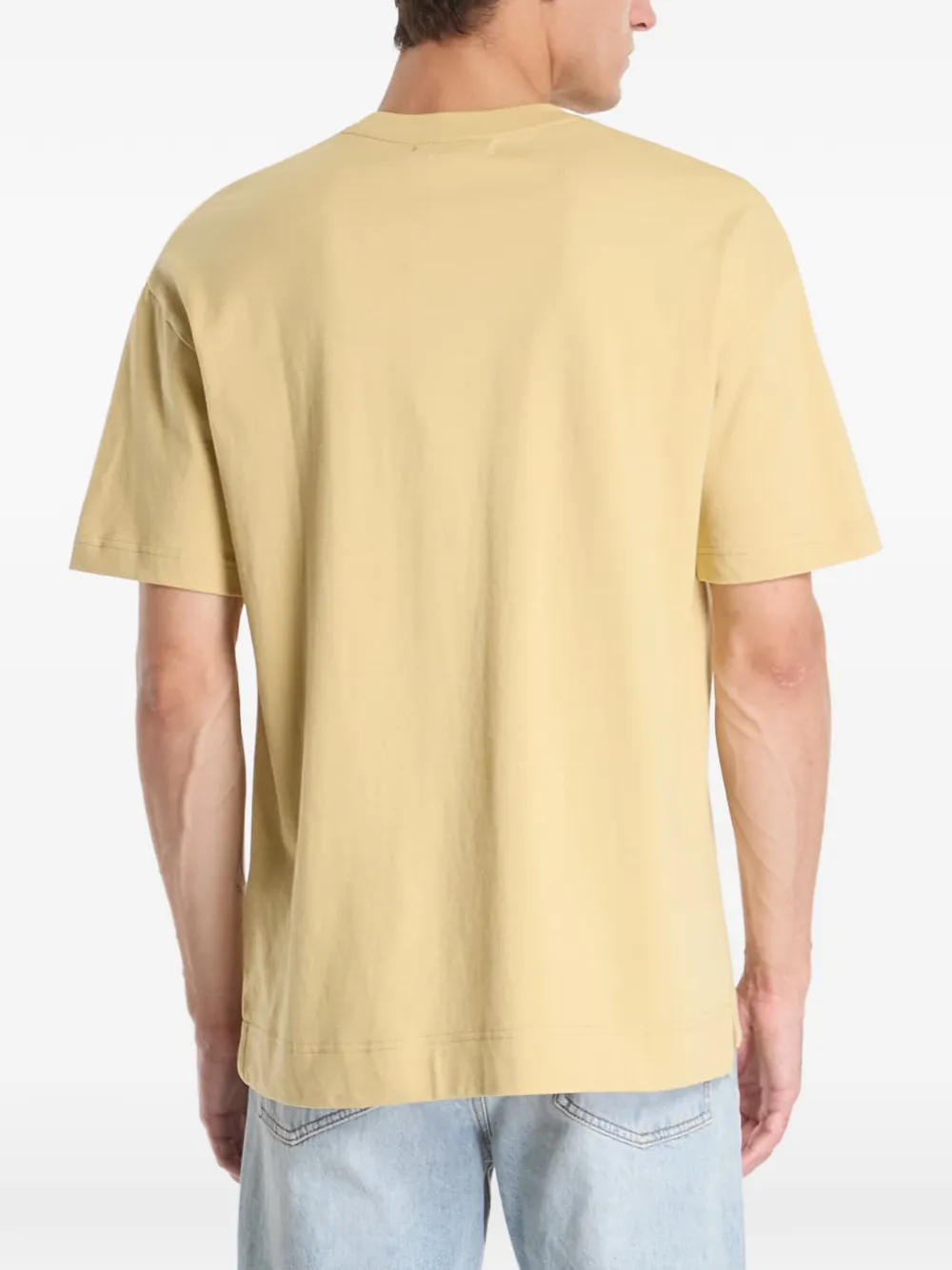 SAMSOE Joel T-shirt Geel