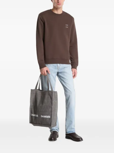 SAMSOE SAMSOE logo-print sweatshirt