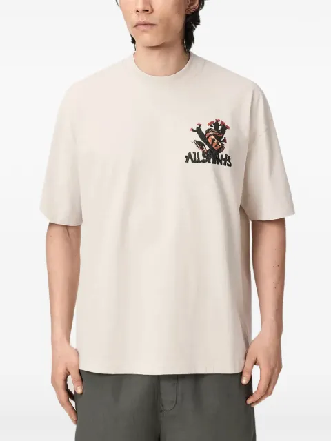 AllSaints playera con estampado gráfico