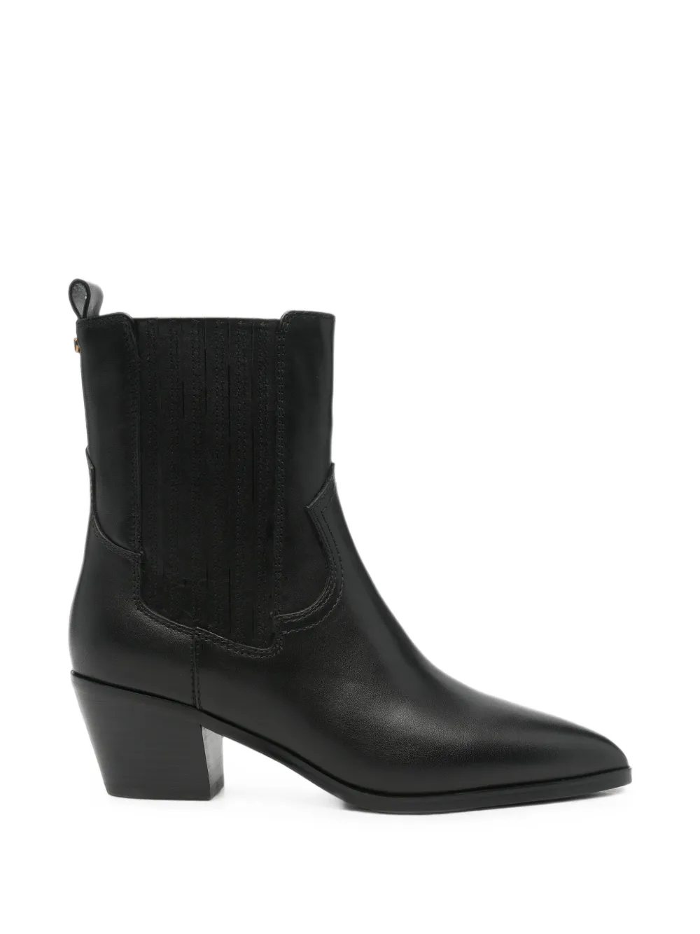 TWINSET pointed-toe panelled boots
