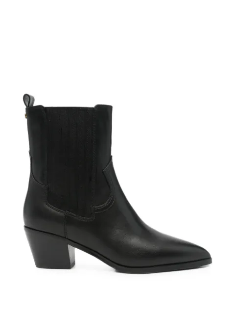 TWINSET pointed-toe panelled boots