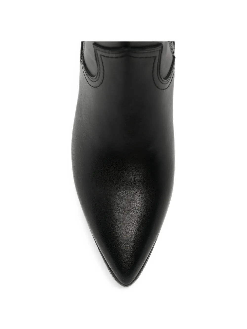 TWINSET pointed-toe panelled boots Zwart