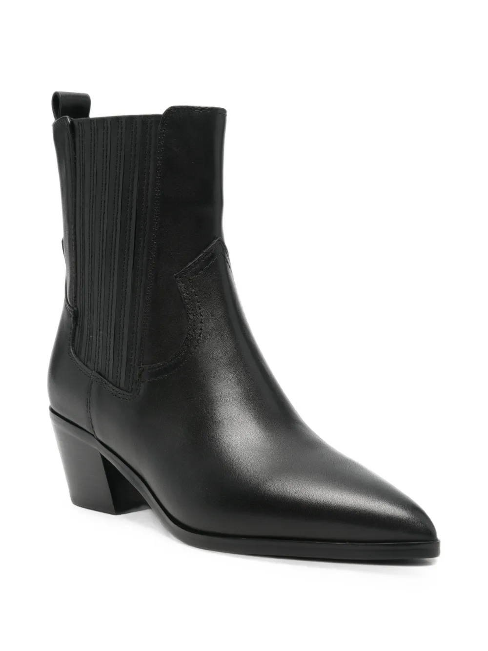 TWINSET pointed-toe panelled boots Zwart
