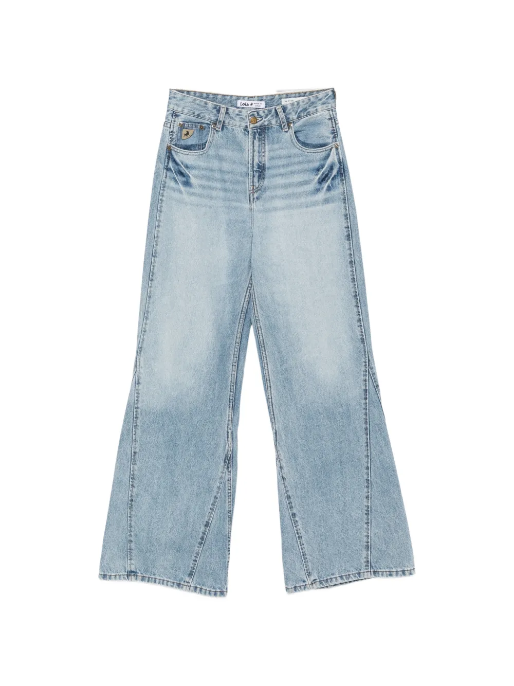 LOIS JEANS seam-detail flared jeans