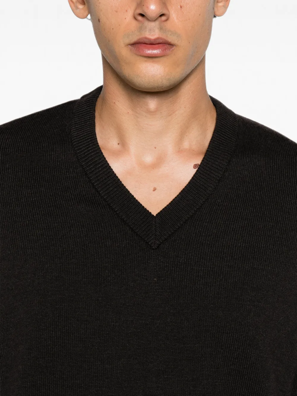 Sunflower V-neck sweater Bruin