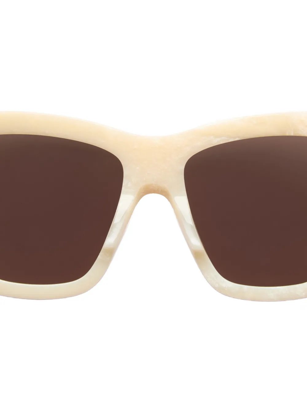 VALENTINO GARAVANI EYEWEAR VLogo zonnebril met cat-eye montuur Beige