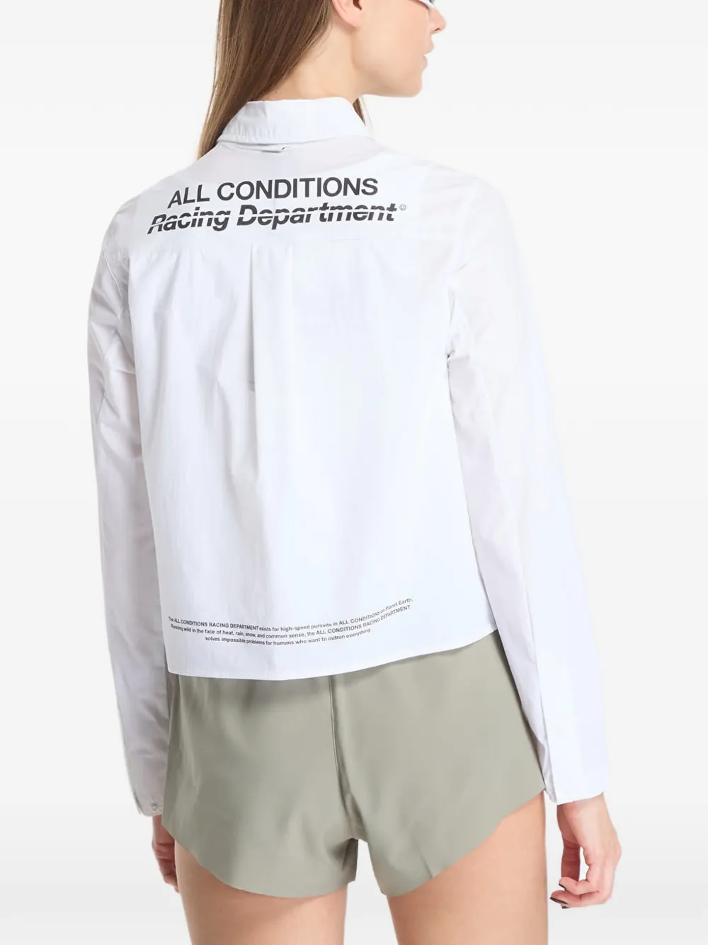 Nike ACG Aireez graphic-print shirt Wit