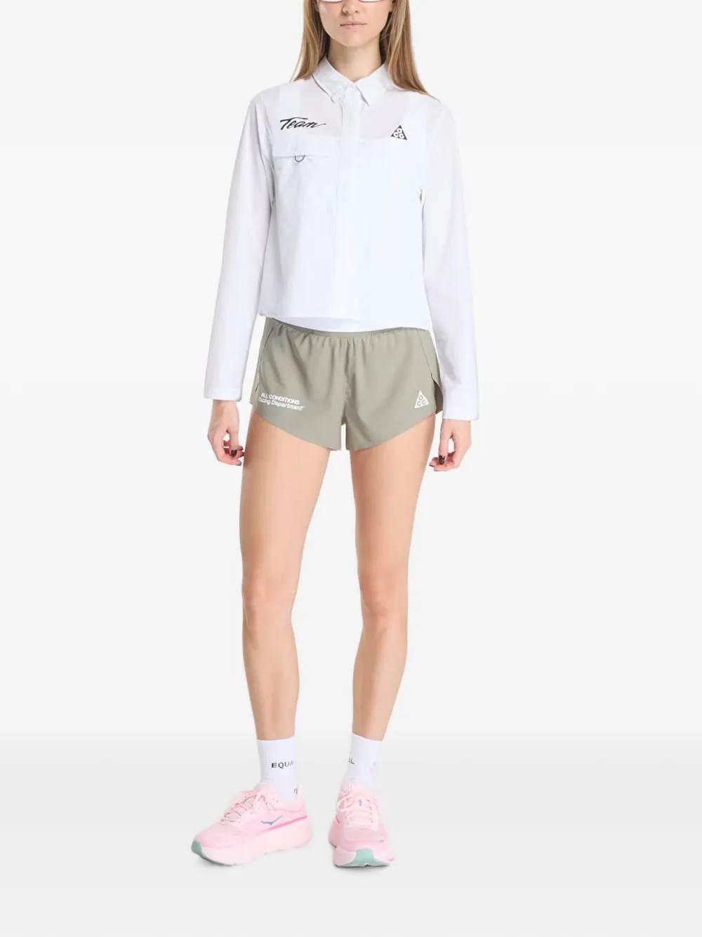 Nike ACG Aireez graphic-print shirt Wit