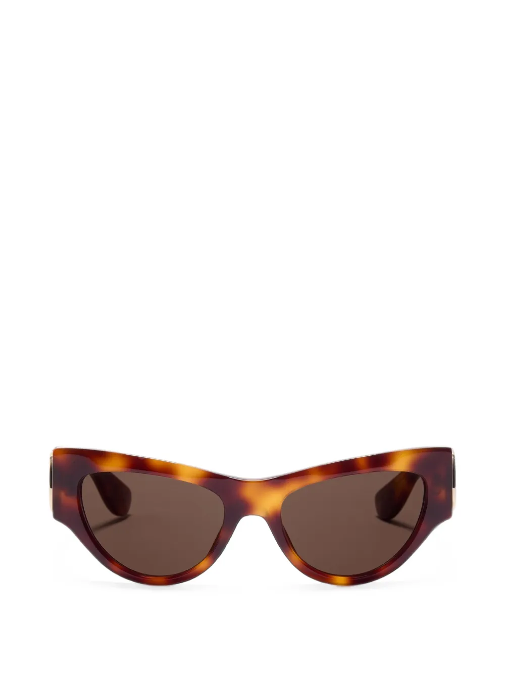 VALENTINO GARAVANI EYEWEAR VLogo zonnebril met cat-eye montuur Bruin