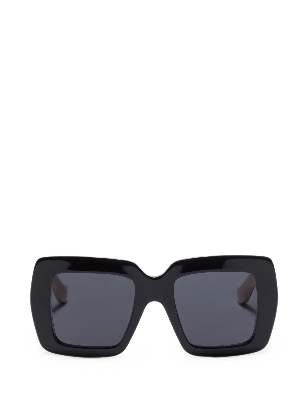 VALENTINO GARAVANI EYEWEAR VLogo zonnebril met vierkant montuur Zwart
