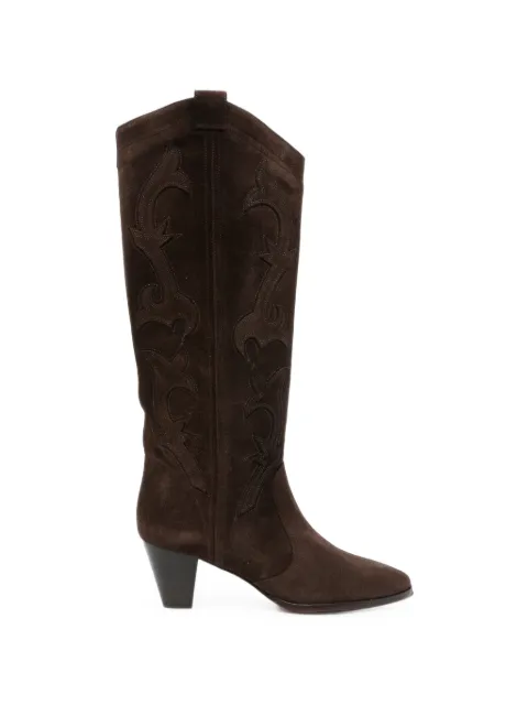 Ba&Sh embroidered suede boots