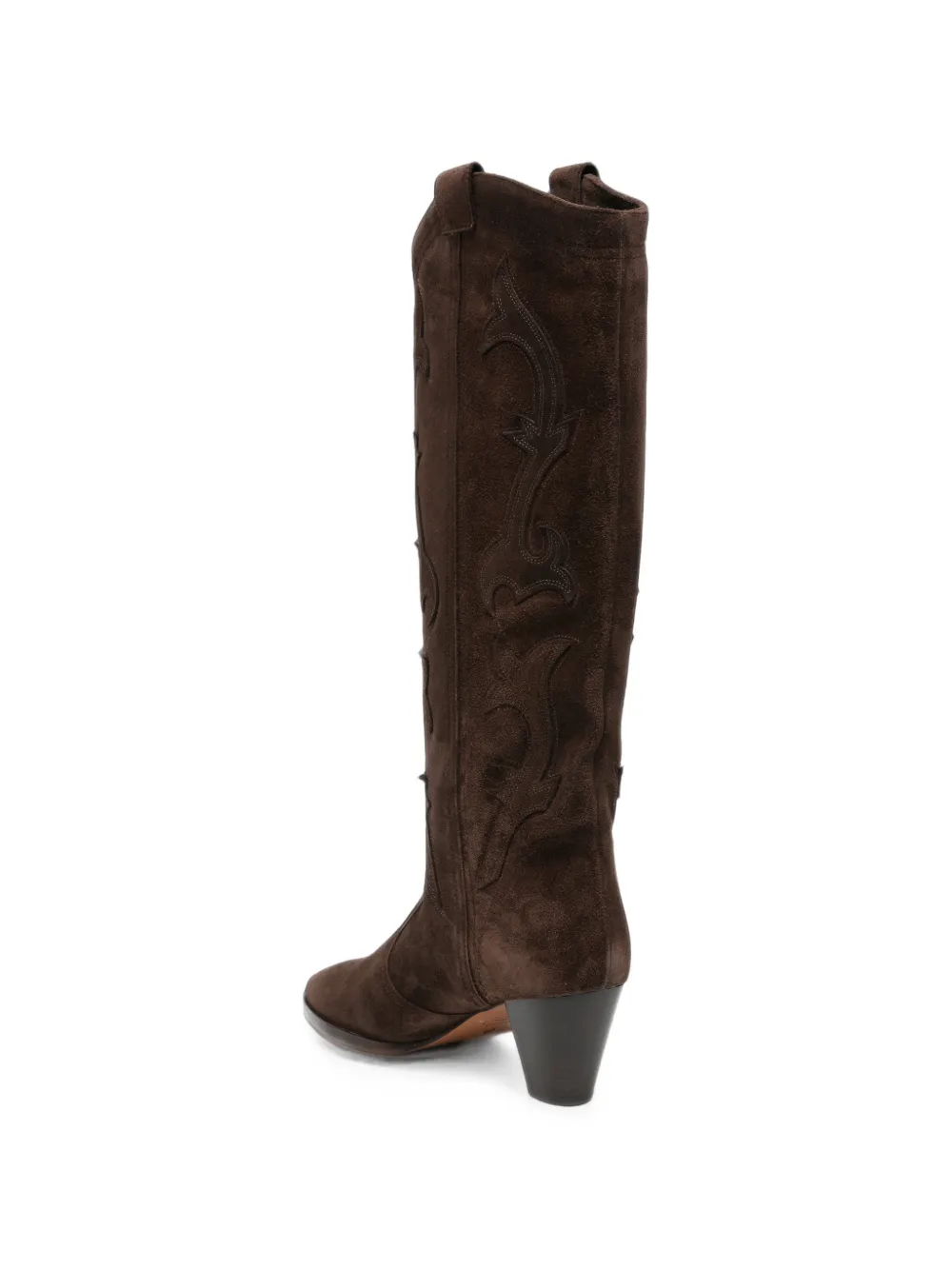 Ba&Sh embroidered suede boots Bruin