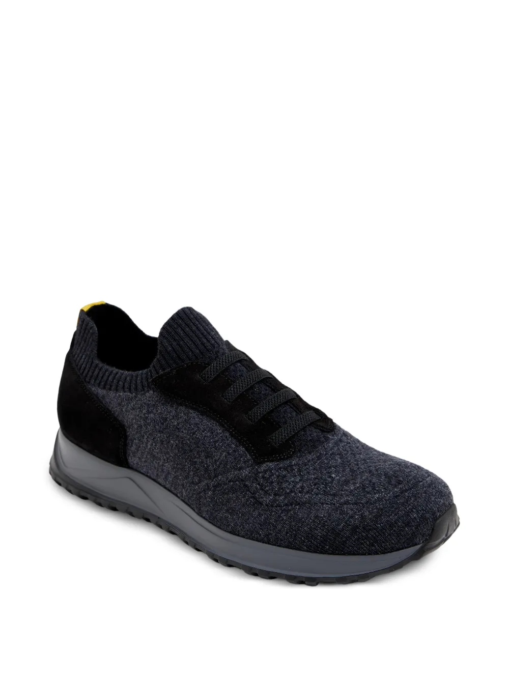 Doucal's ribbed panelled sneakers Grijs