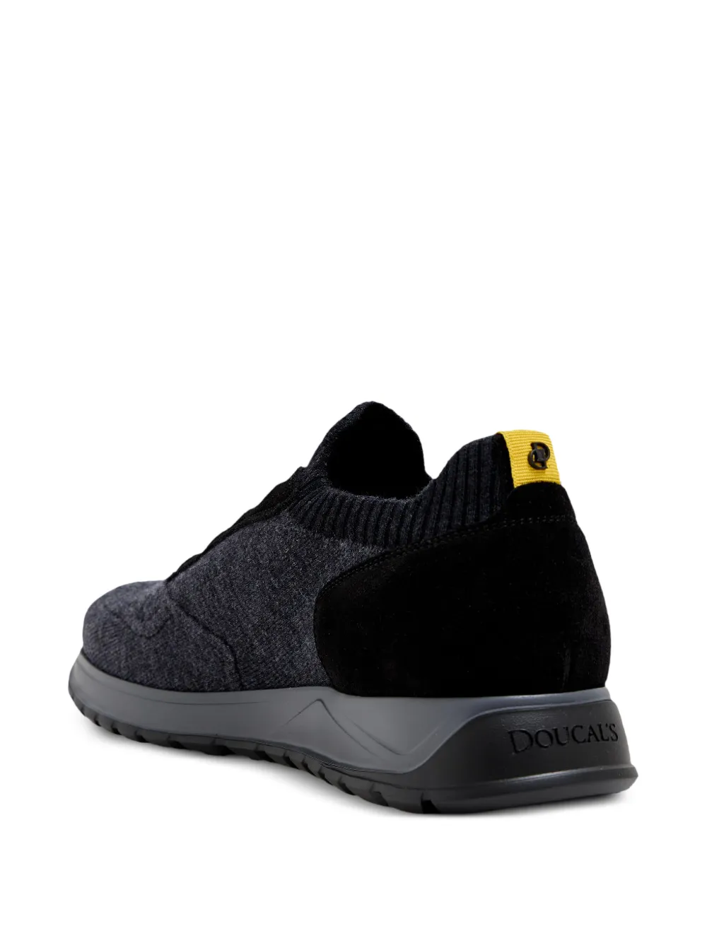 Doucal's ribbed panelled sneakers Grijs