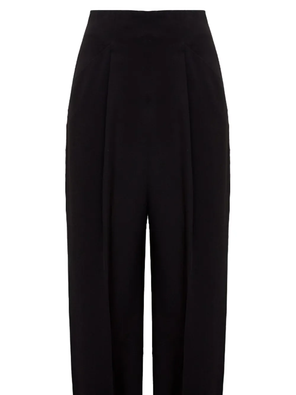 Veronica Beard Kenneth high-waist plooibroek Zwart