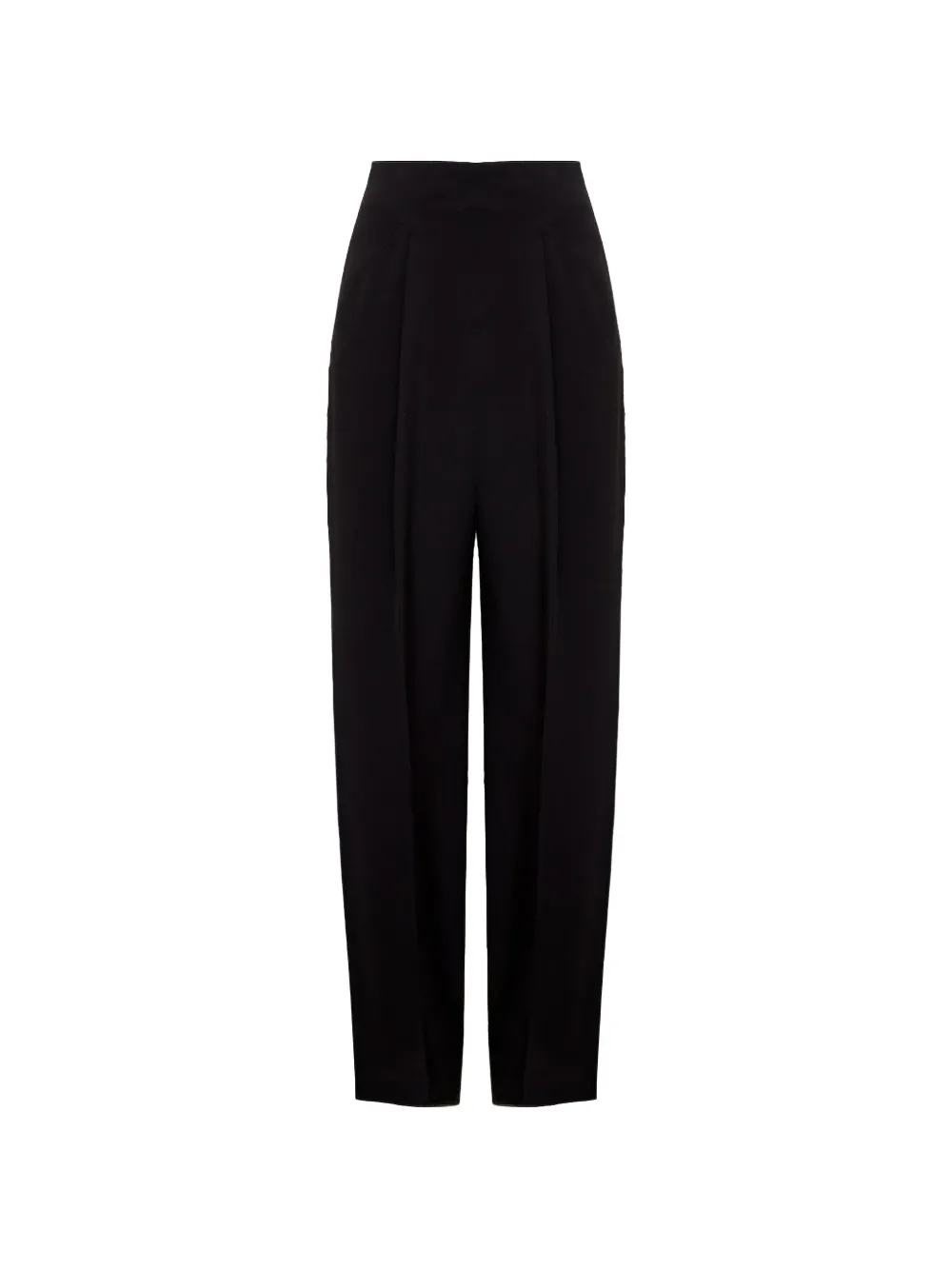 Veronica Beard Kenneth pleated high-waisted pants - Nero