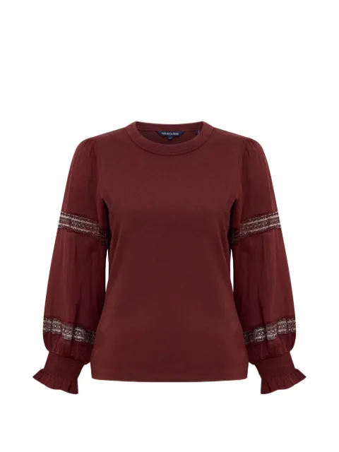 Veronica Beard Bellamie lace-trim blouse