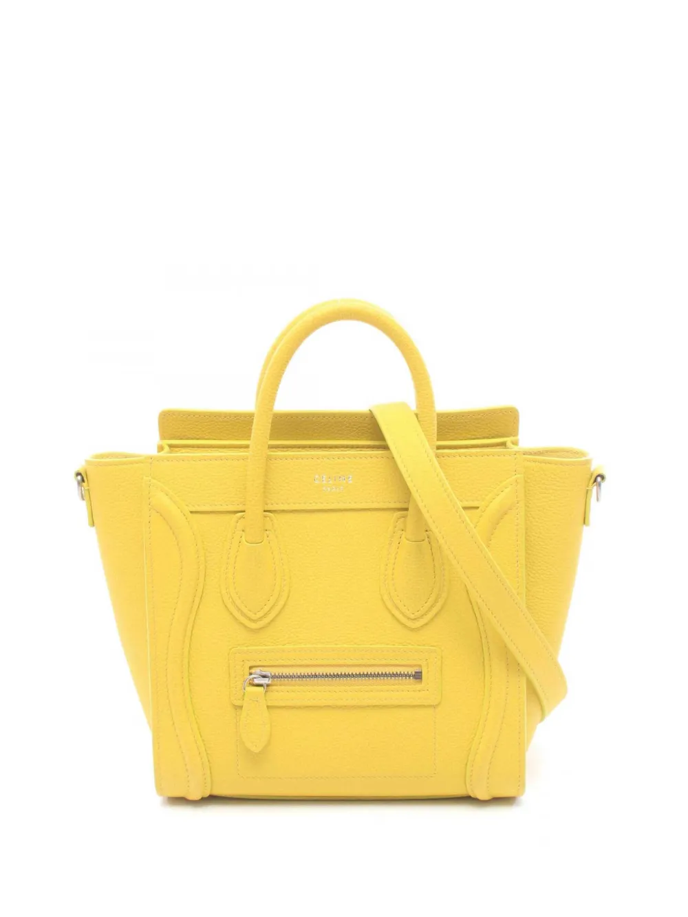 Celine Pre-Owned 2010-2026 Nano Luggage Tote satchel - Giallo