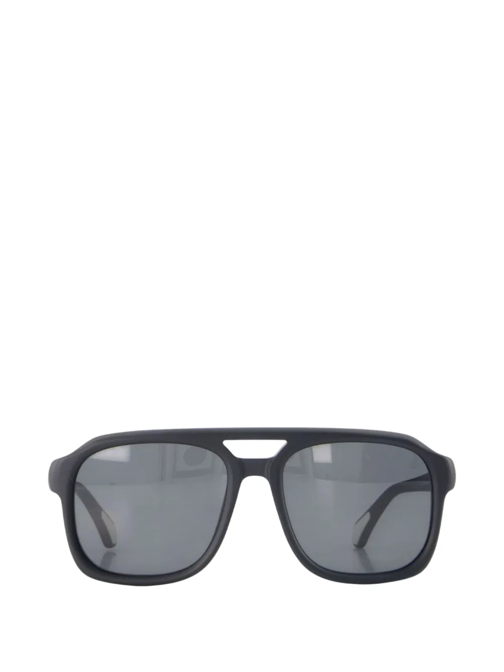 Yohji Yamamoto Vantos square-frame sunglasses Zwart