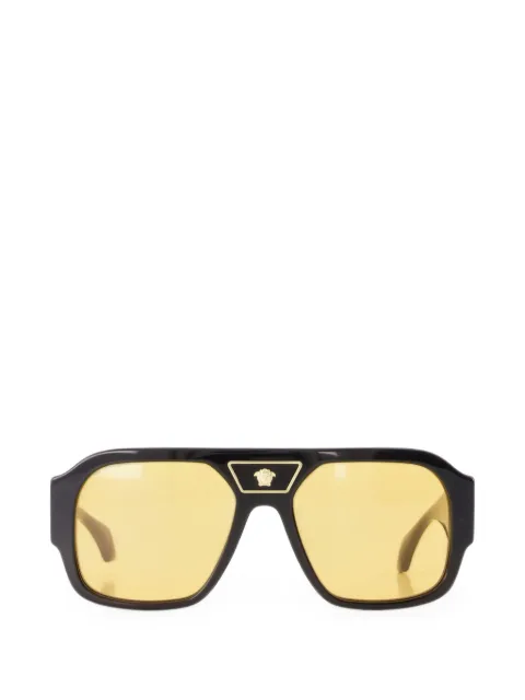 Versace Medusa logo-plaque pilot-frame sunglasses
