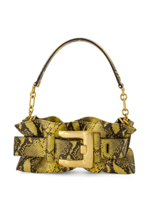 Balmain Anthem snakeskin-effect shoulder bag
