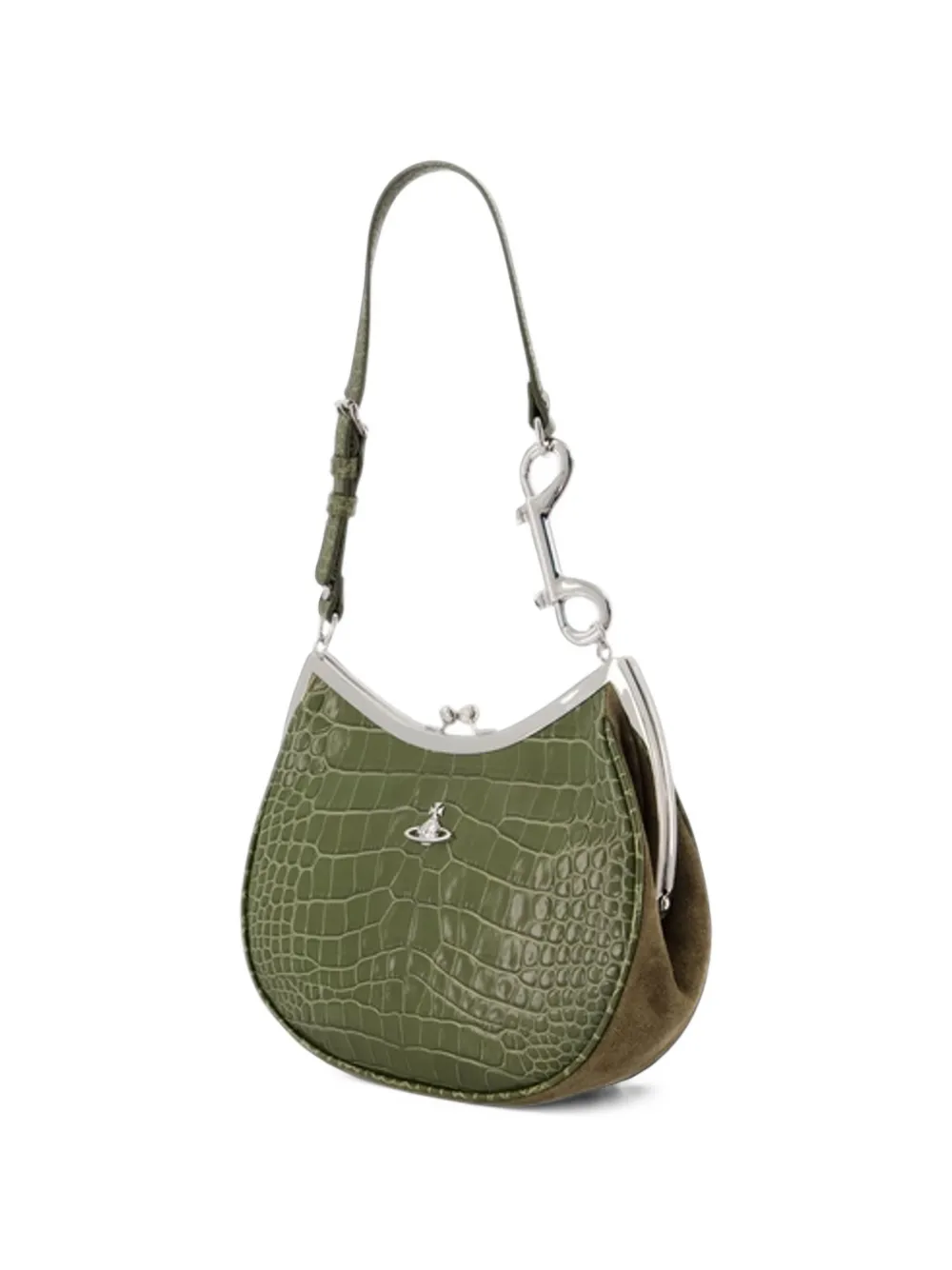 Vivienne Westwood Charm Frame Purse bag Groen