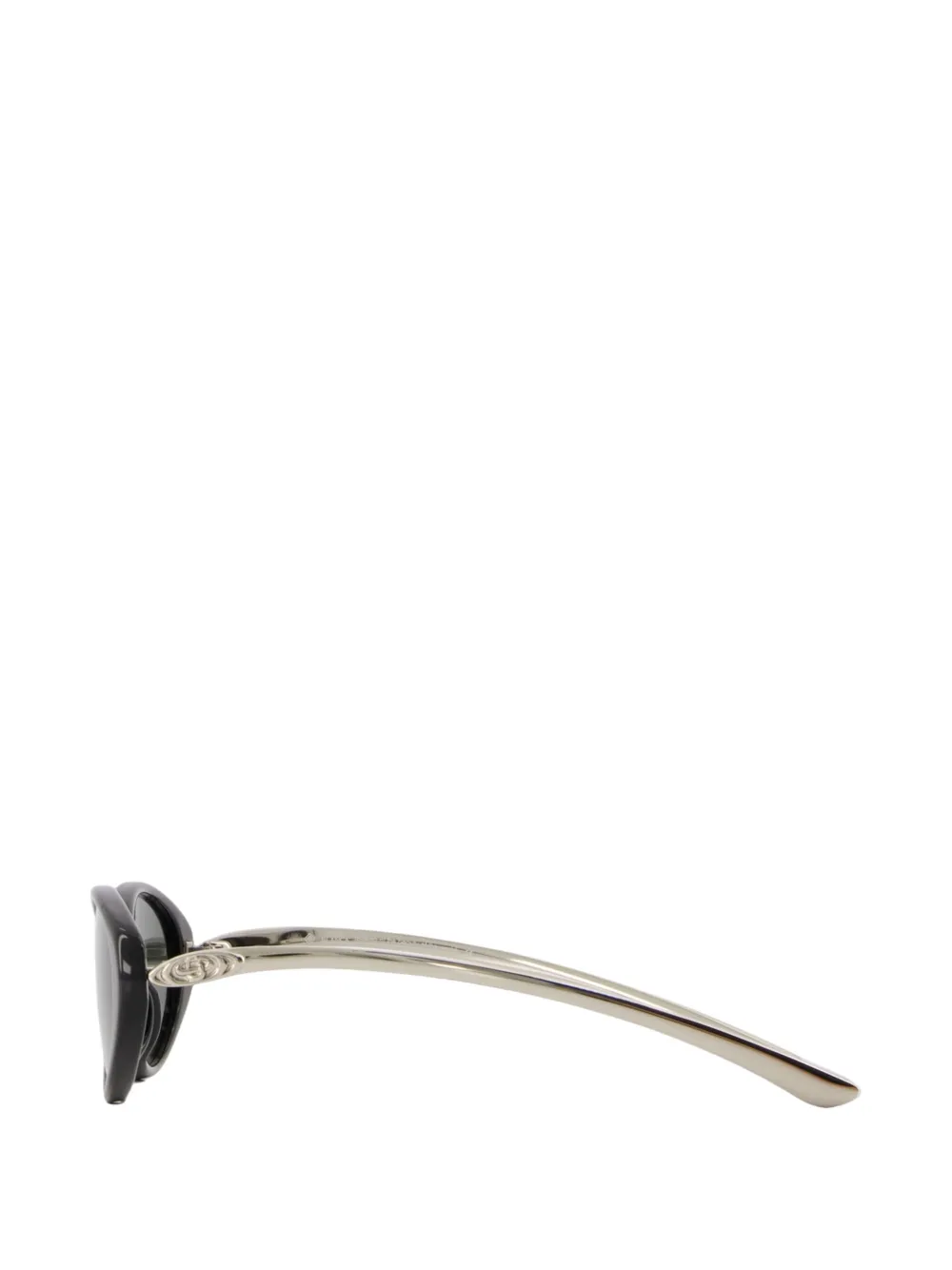 Casablanca Oval Curve sunglasses Zwart