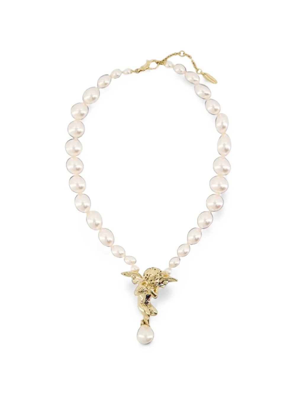 Vivienne Westwood Putti pearl necklace - Gold