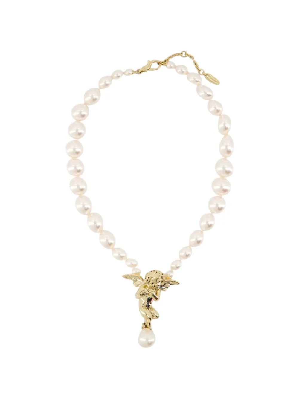 Vivienne Westwood Putti pearl necklace - Oro