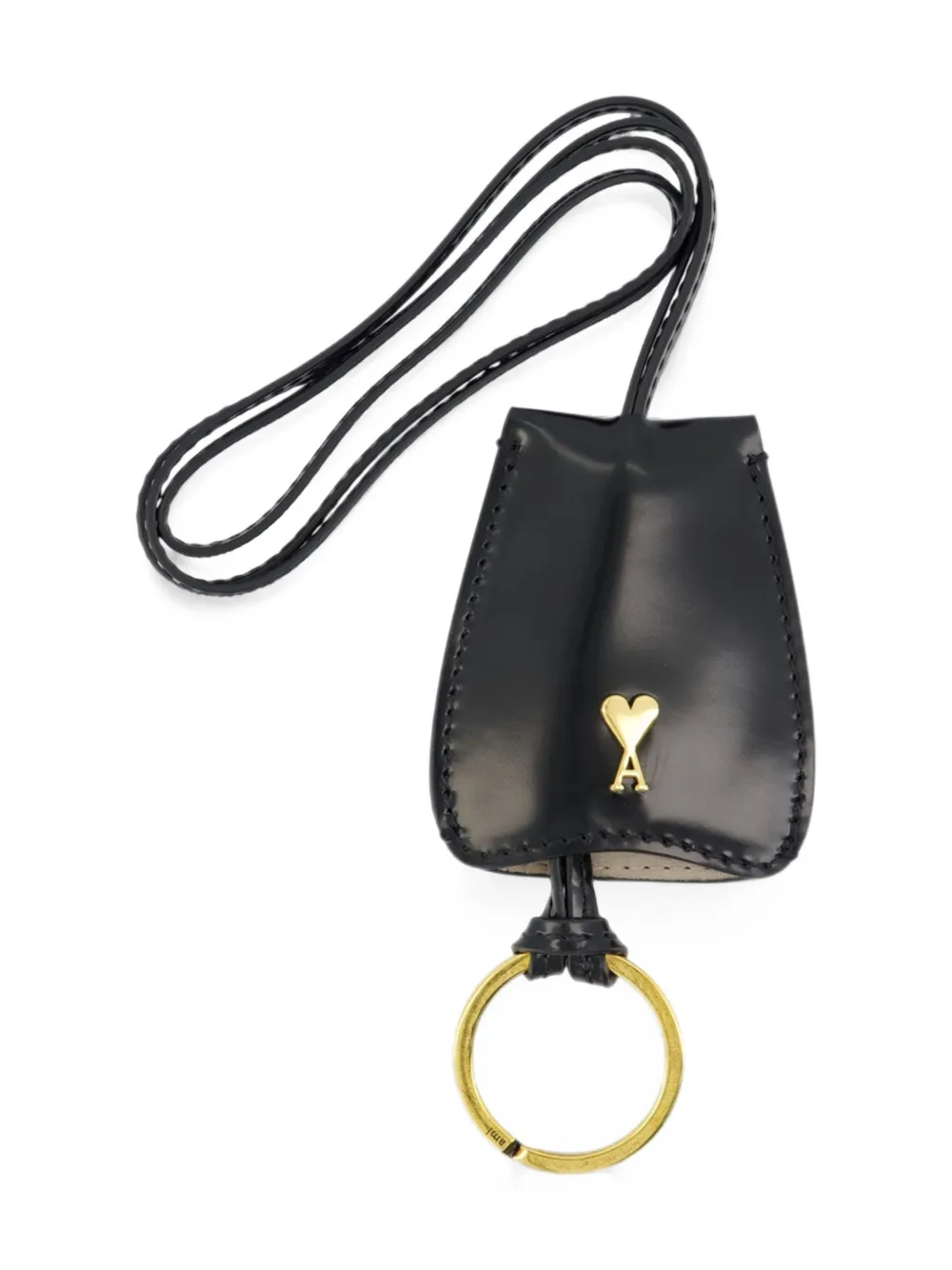 AMI Paris Cloche sleutelhanger Zwart