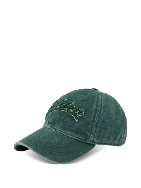 Golden Goose pine-green baseball cap with Golden logo embroidered in green