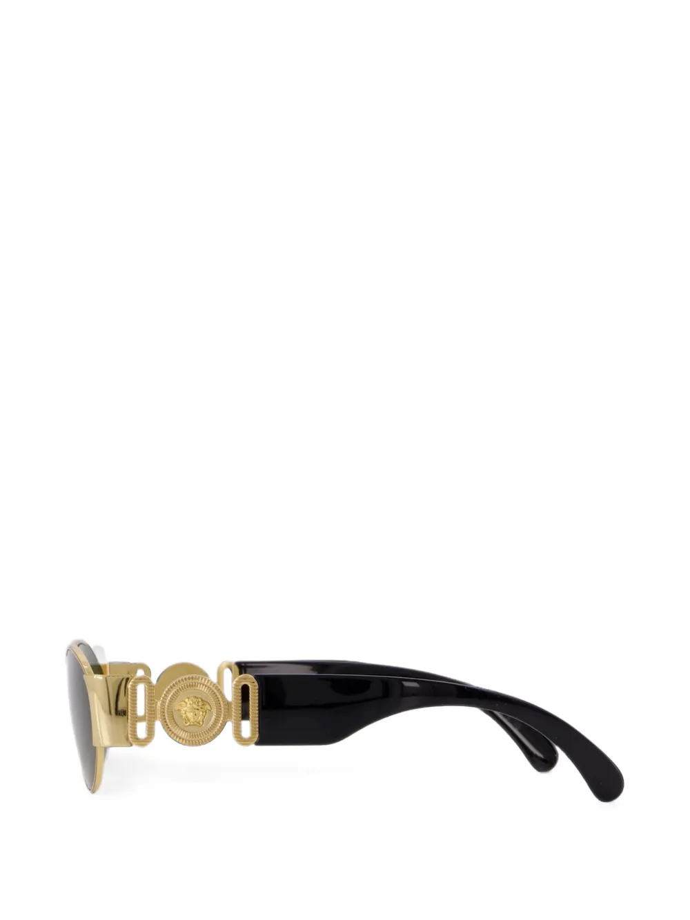 Versace Eyewear Zonnebril met ovaal montuur Goud