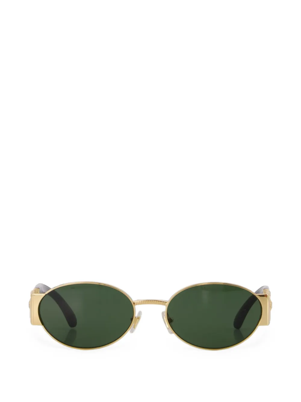 Versace Eyewear Sonnenbrille mit ovalem Gestell - Gold