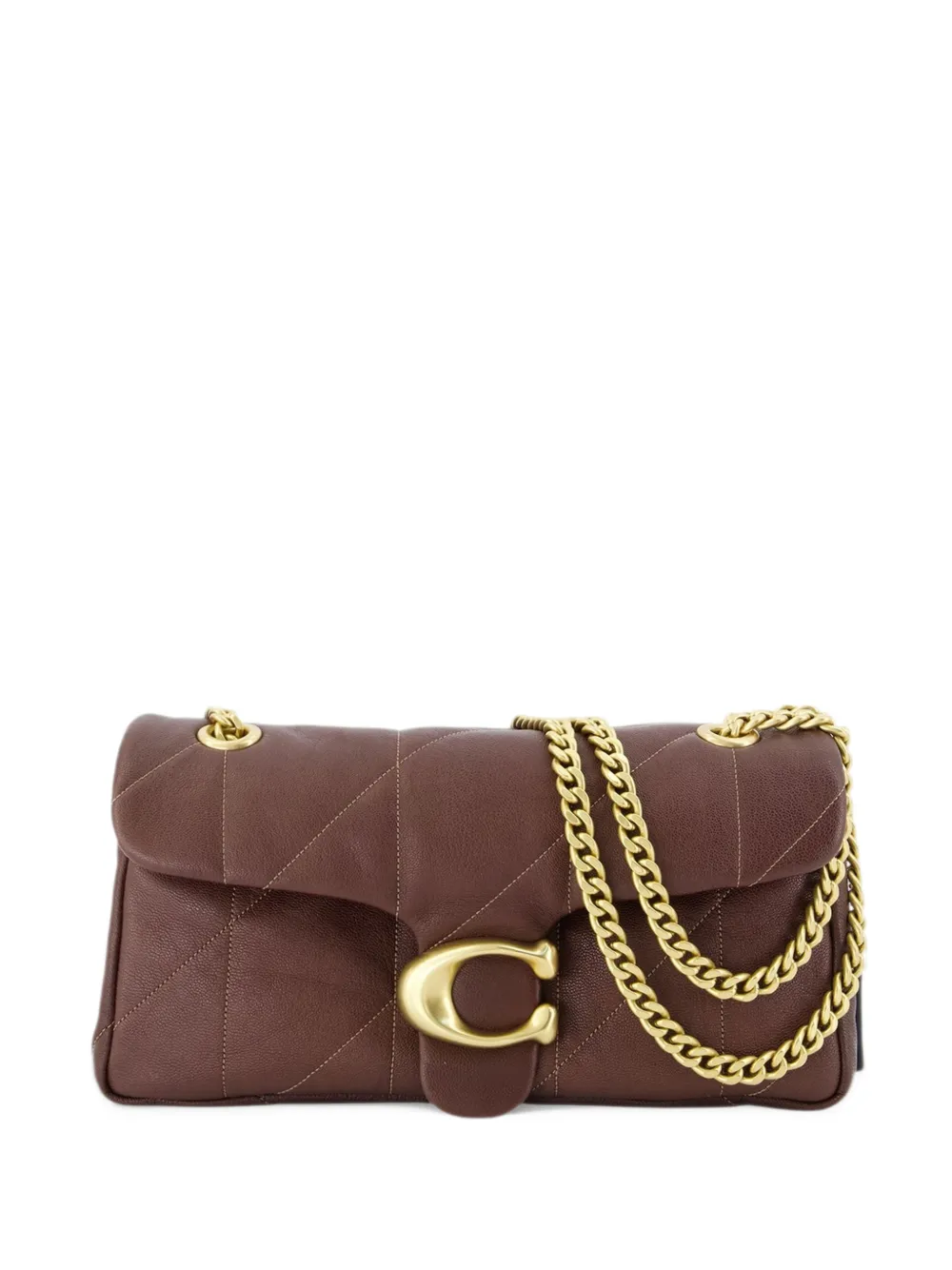 Coach Tabby quilted shoulder bag - Marrone