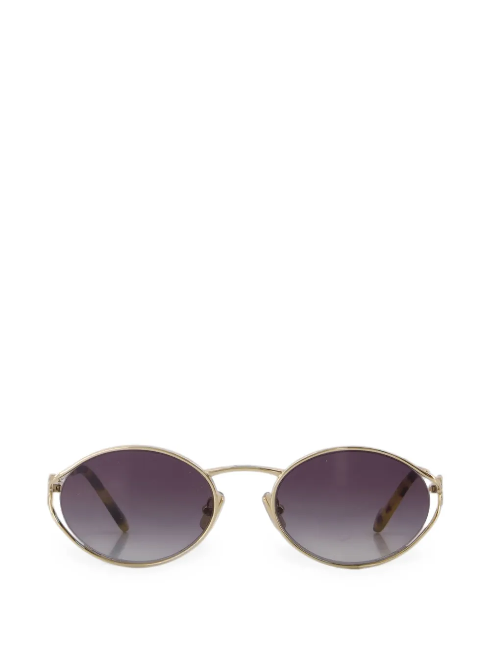 Miu Miu Eyewear oval-frame sunglasses - Oro