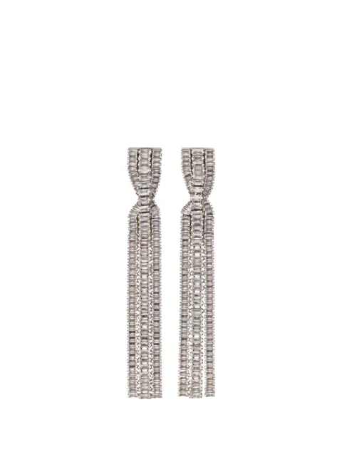 ISABEL MARANT crystal-embellished drop earrings