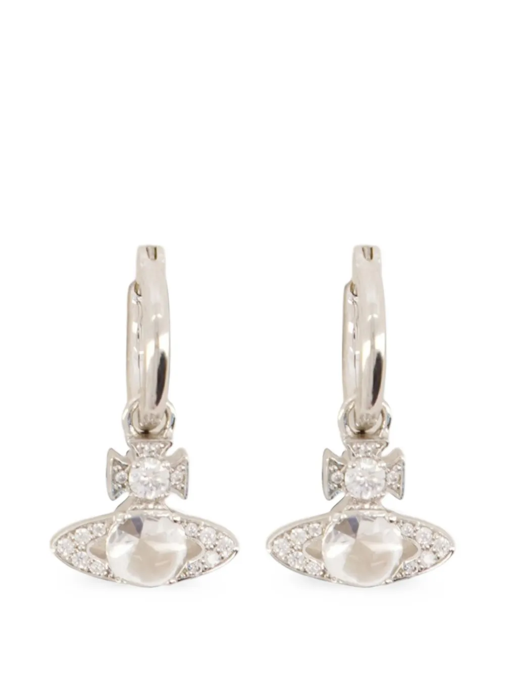 Vivienne Westwood Ondina hoop earrings - Silber